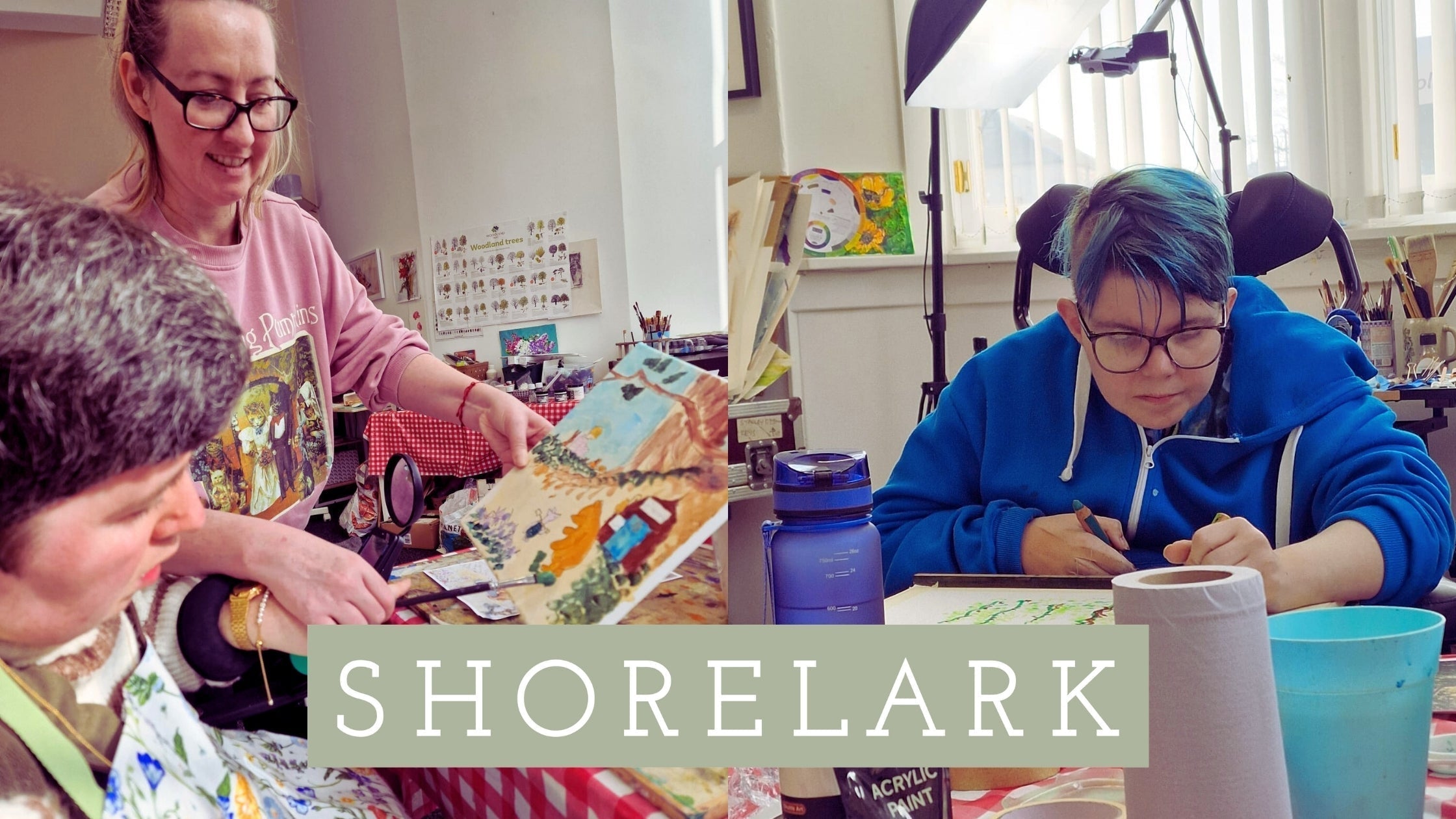 Art4Wellbeing 1:1 Shorelark Studio Session with The Finola Trust