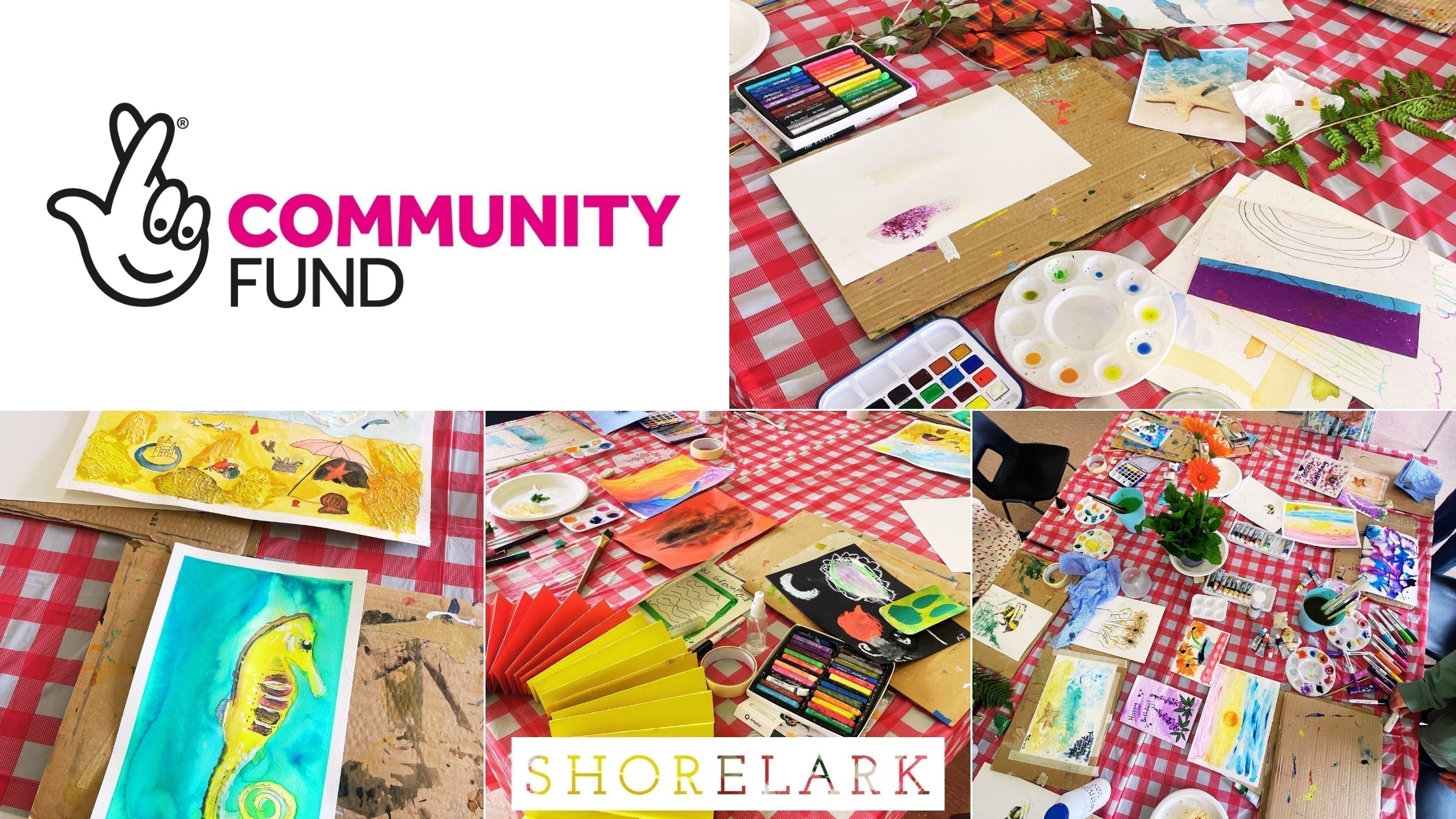 Shorelark Arts CIC Awarded National Lottery Community Funding to Continue Free Creative Workshops for Well-being Across East Lothian