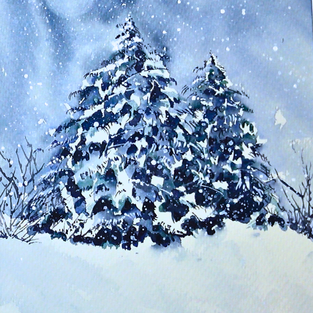NOV & DEC - SEASONAL & FESTIVE - Watercolour Wonder (DROP-INS)