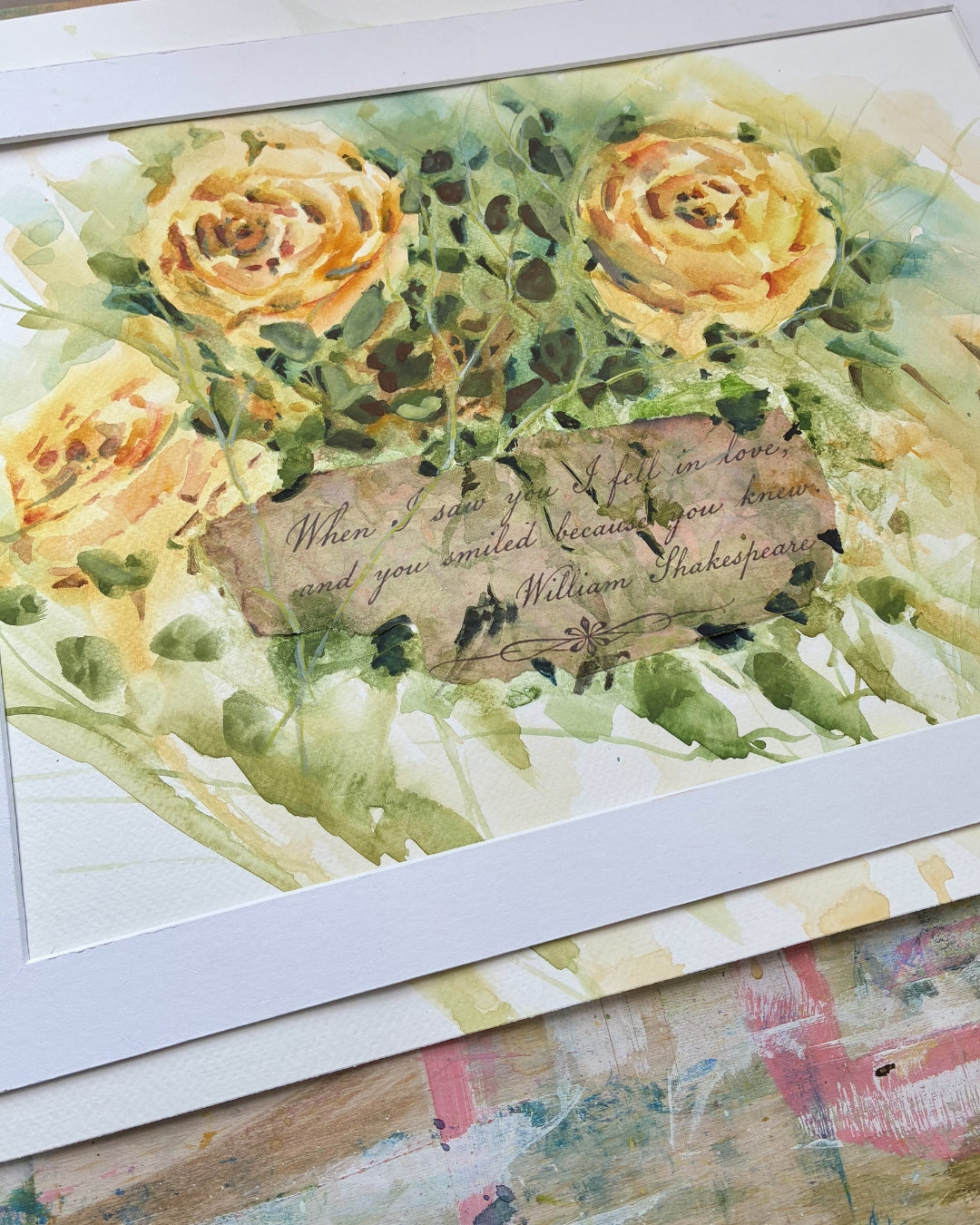 JUNE/JUL/AUG - ROSES - Watercolour - Summer Workshop Series