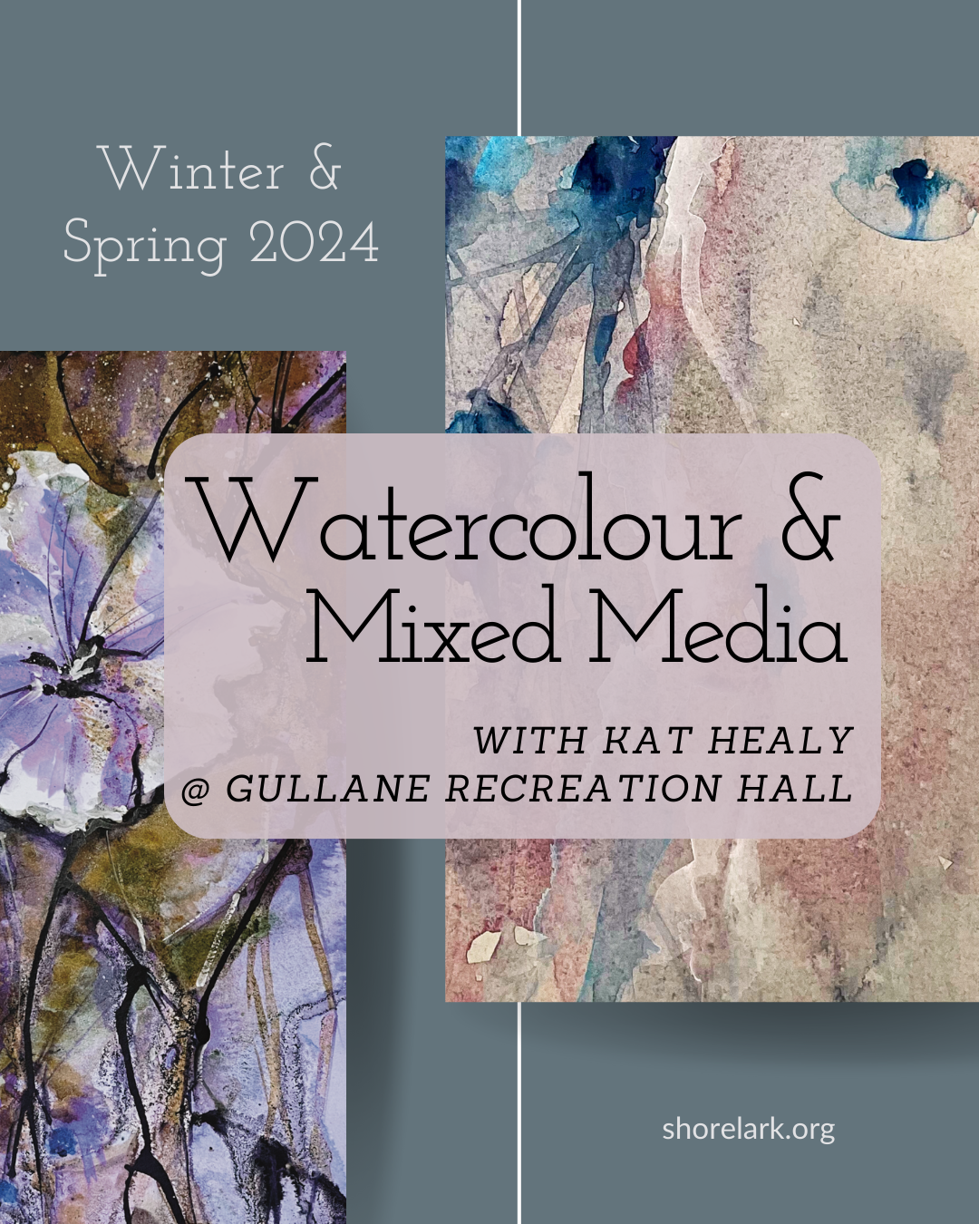 GULLANE - WINTER & SPRING BLOCK 2024 - Watercolour & Mixed Media (SATURDAY Monthly)